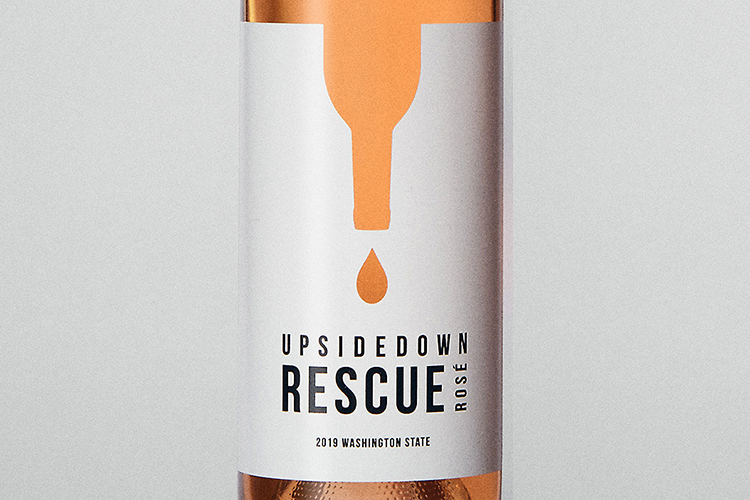 Upsidedown Wine 2019 Rescue Rose